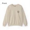 clarity in silence sweatshirt minimalist back design crewneck mindful zen gift for meditation