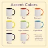 click choose love inspire calm kindness accent mug | positive affirmation coffee cup | mindful self care & kindness gift