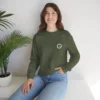 intentionally unavailable sweatshirt minimalist back design crewneck mindful zen gift for solitude