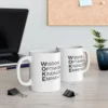 woke mug | wisdom optimism kindness empathy | reclaim woke as positive & powerful | inspirational coffee cup gift