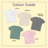 history plus science equals conservator t shirt 6 colour guide